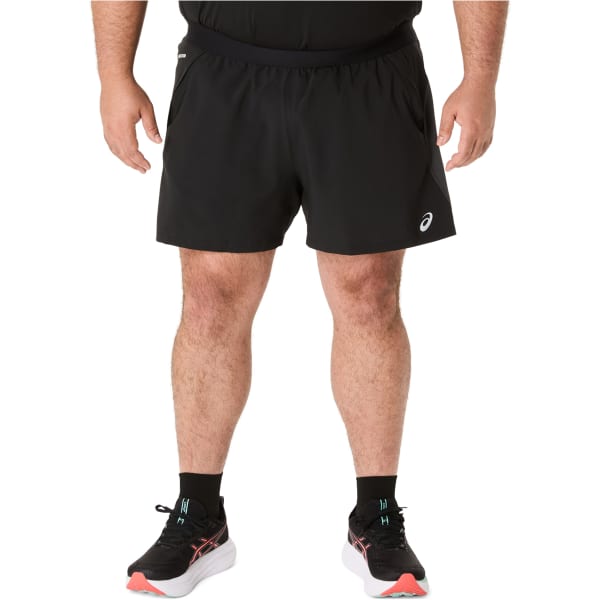 Short running ASICS ROAD 5IN SHORT PERFORMANCE BLACK/GRAPHITE GREY