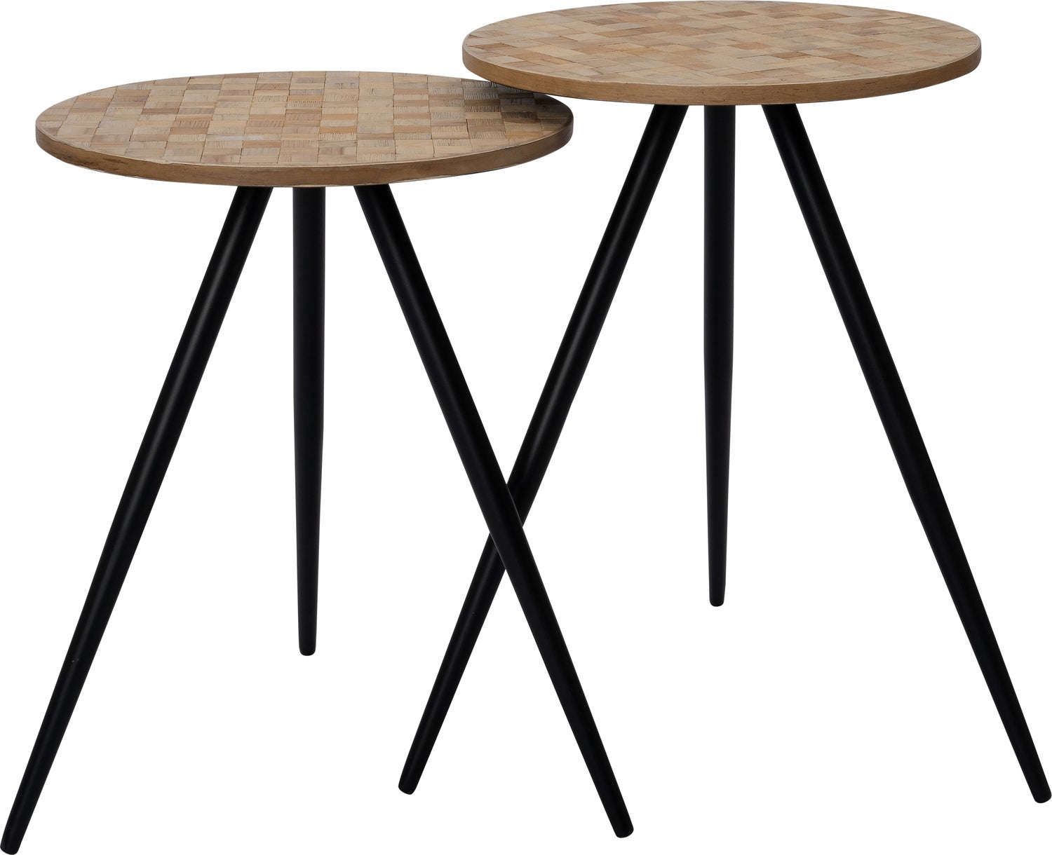 Intratuin bijzettafel Jeb naturel D 40 H 58 cm