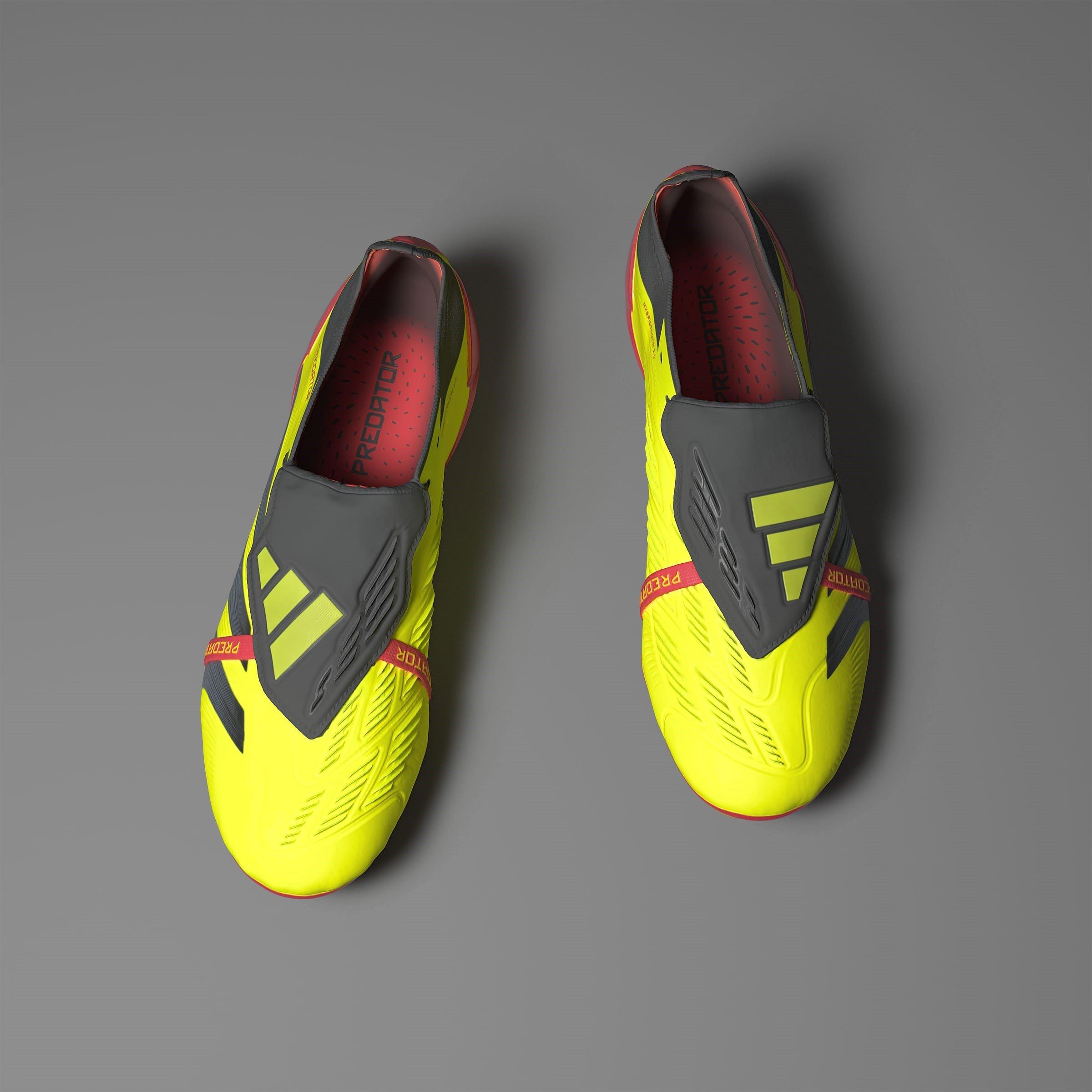 adidas Predator Fold over Tongue Elite Juniors Firm Ground Football Boots