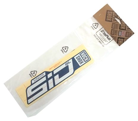 Kit Stickers pour Fourche RockShox SID SL Ultimate 29'' Blanc Bleu