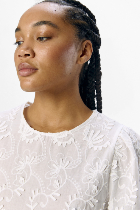 Object witte dames blouse