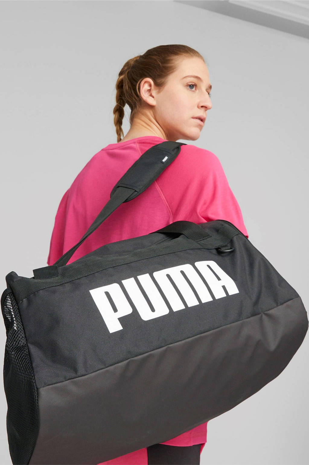 sporttas Challanger Duffel S 35L zwart/wit