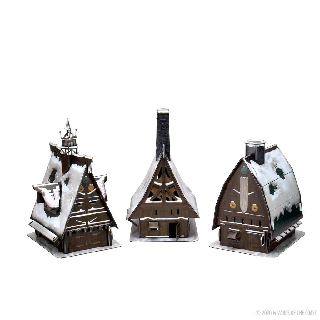 D&D Icewind Dale Icons of the Realms - Ten Towns Papercraft Set