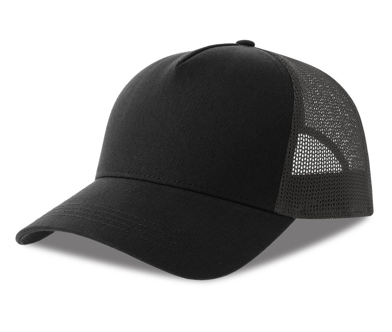ATLANTIS HEADWEAR AT228 - Casquette 5 pans style trucker en coton