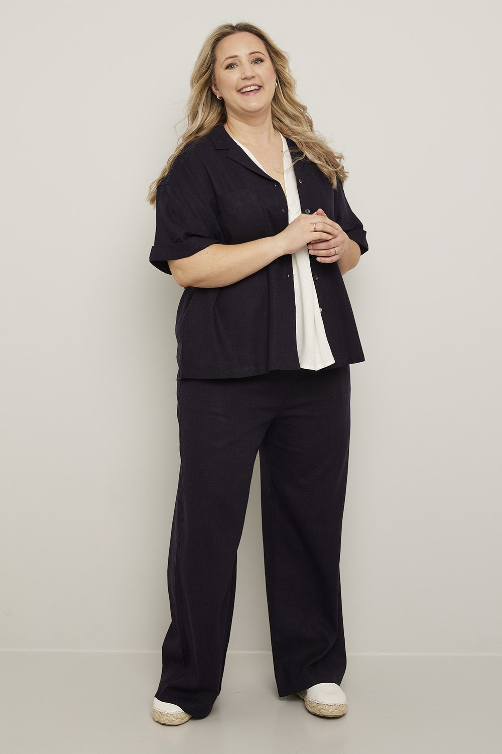 Kortermet bluse Nelia