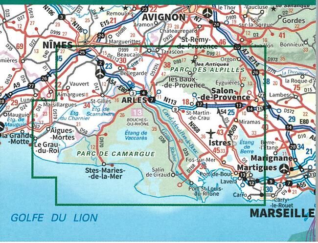 IGN - TOP 75 CAMARGUE ALPILLES
