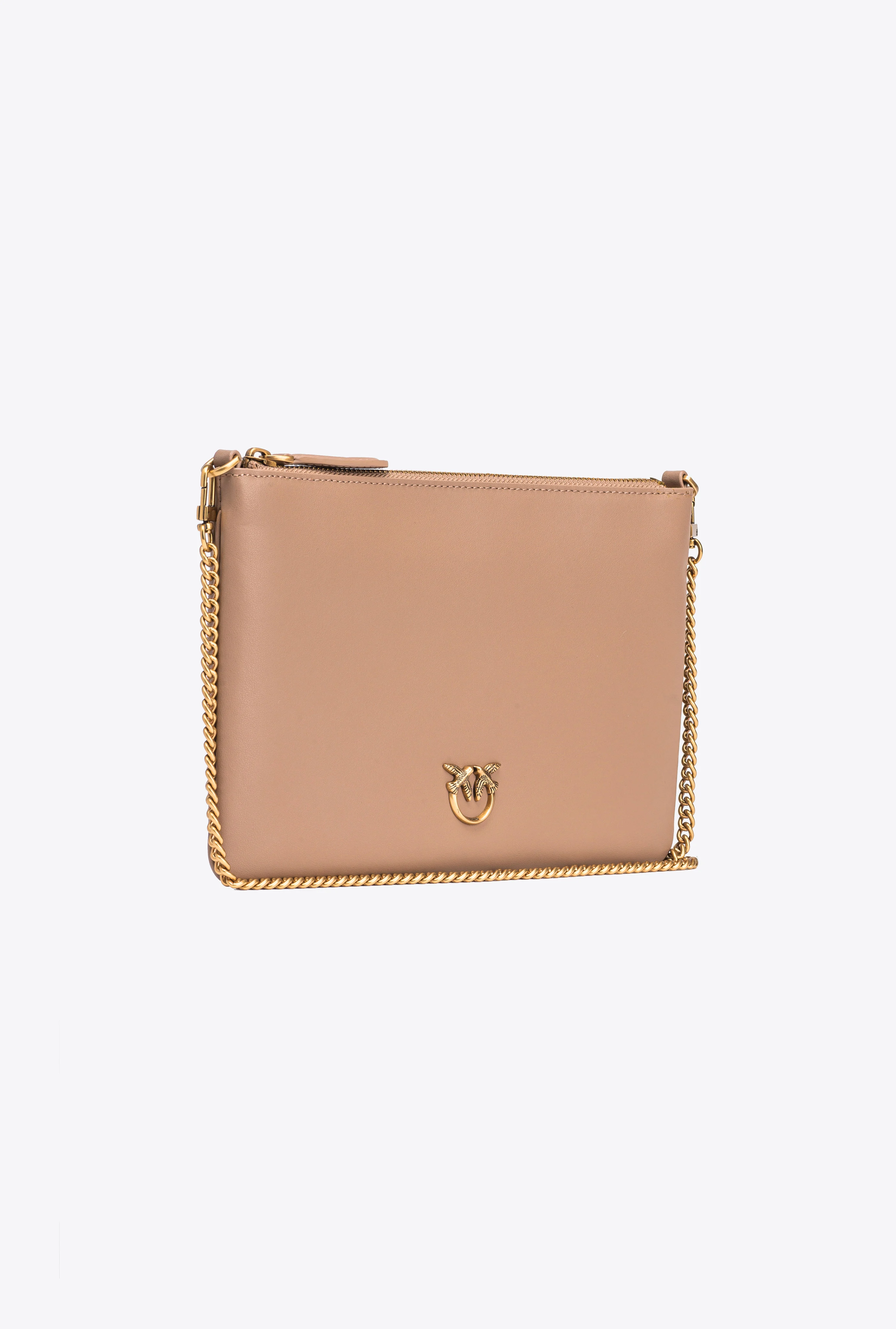 Classic flat love bag simply | Marron