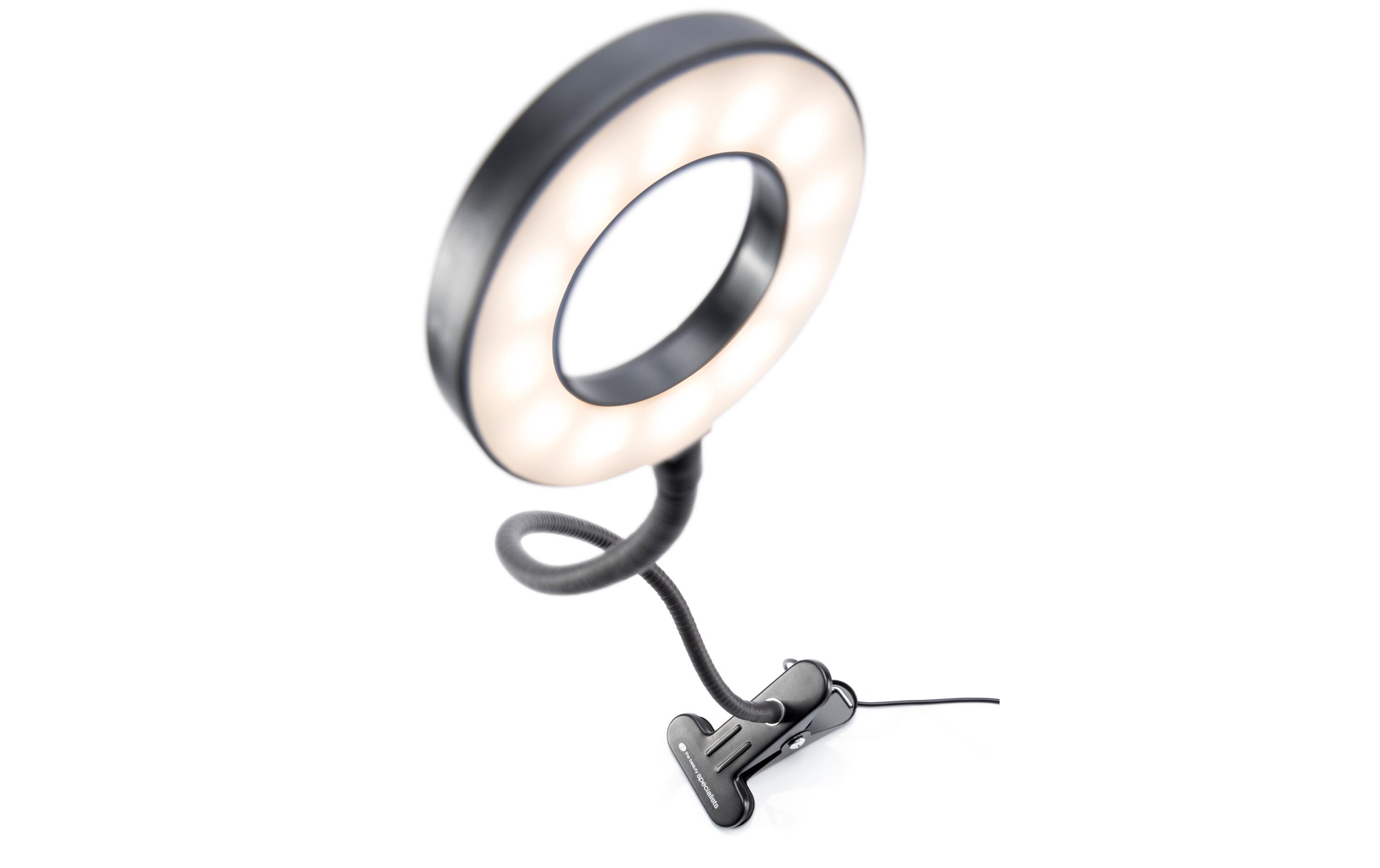 LED Ring Light Beauty Station SchwarzRinglicht