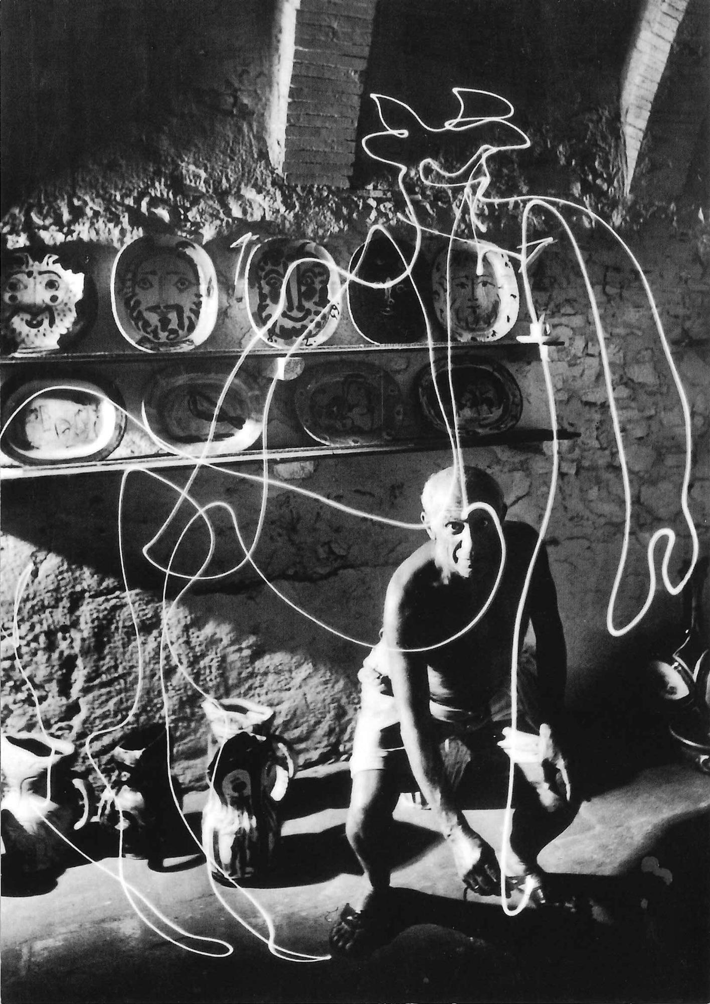 Postkarte 'Pablo Picasso malt' günstig bestellen