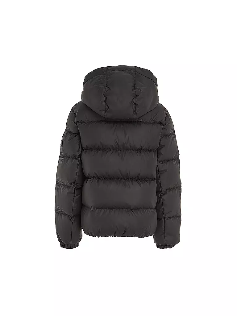 TOMMY HILFIGER Jungen Steppjacke schwarz