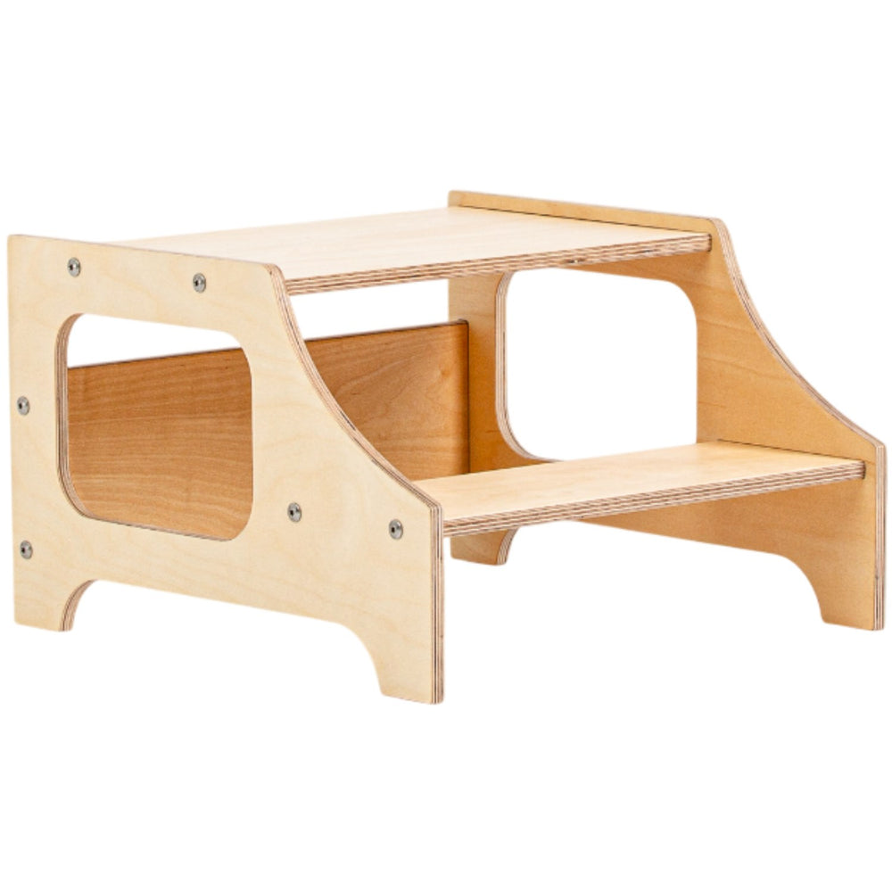 Step Stool Natural - Duck Woodworks → Luksusbaby.dk