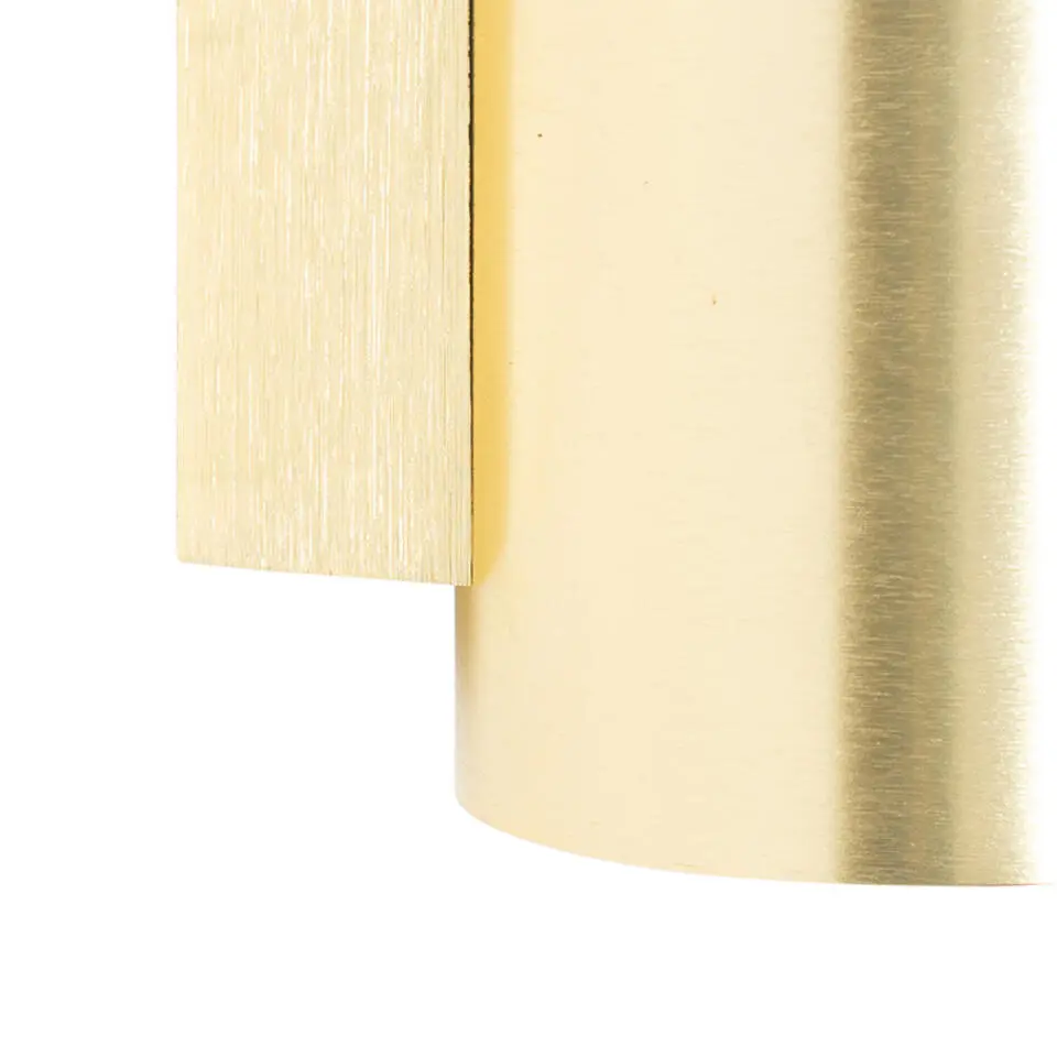 Qazqa wandlampen sandy goudkleurig gu10