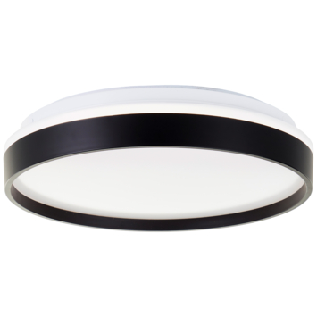 Brilliant plafondlamp Britt zwart ø33cm 3 standen dimbaar