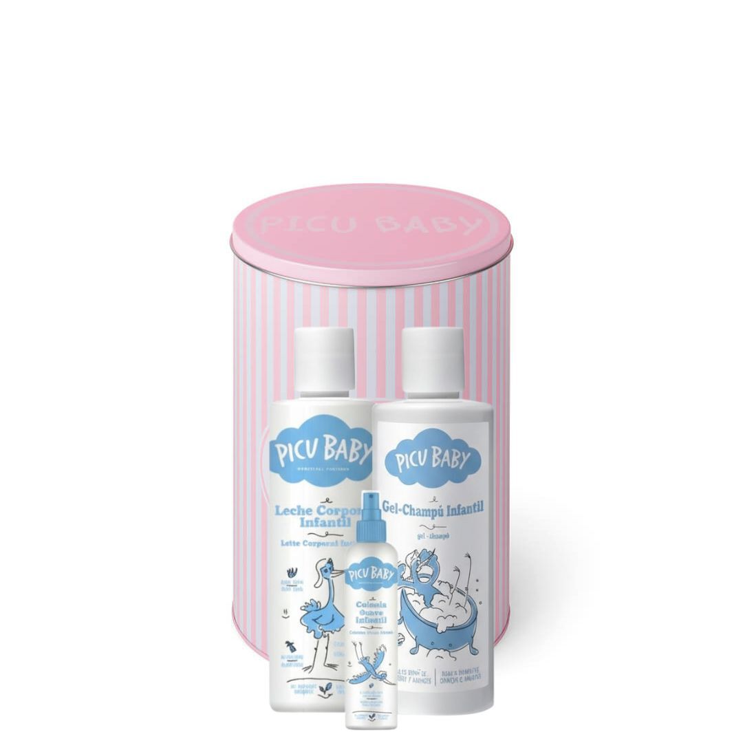 PICU BABY  Pack Tambor Lata Picu Baby Rosa - 1un