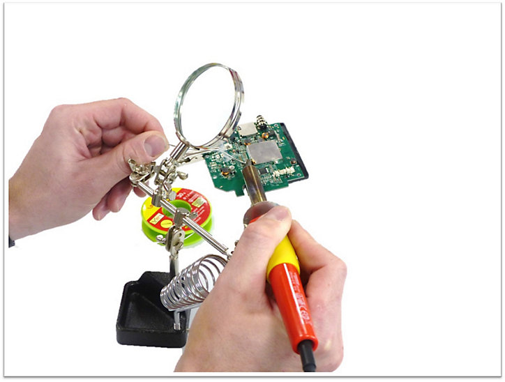 3ème main support et loupe Rothenberger