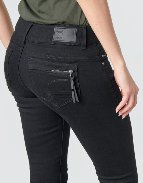 G-Star Raw - MIDGE CODY MID SKINNY WMN - Noir