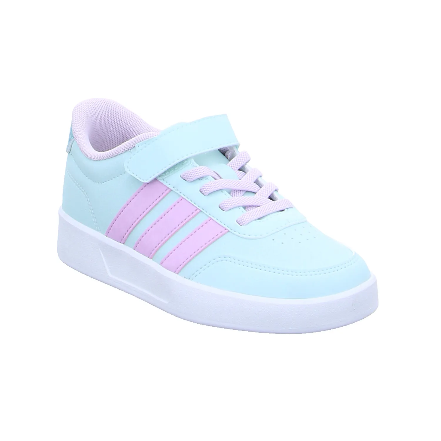 ADIDAS Kinder Sportschuh Hellblau Lederimitat