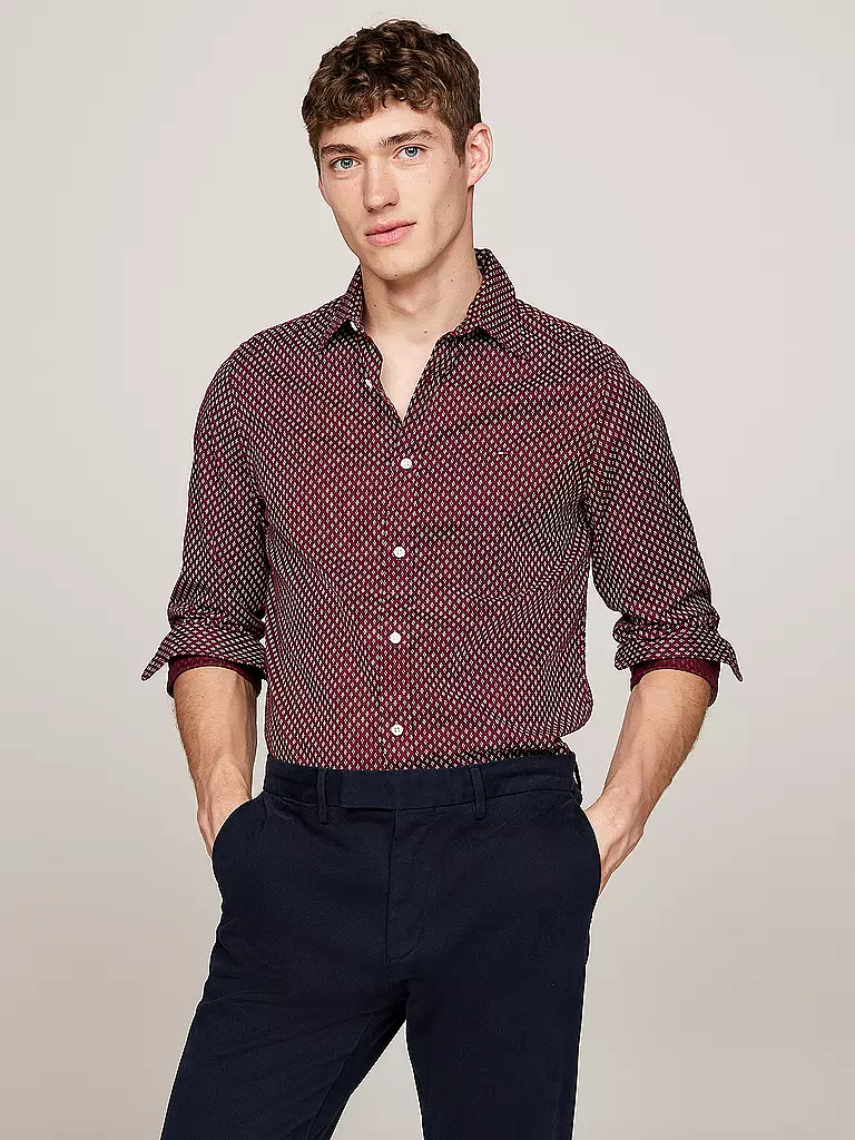 TOMMY HILFIGER Hemd rot