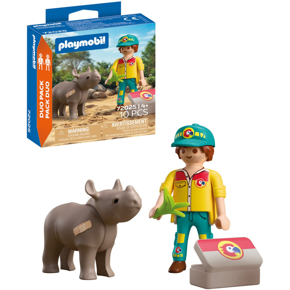 Køb Playmobil® DuoPack Ranger With Rhino