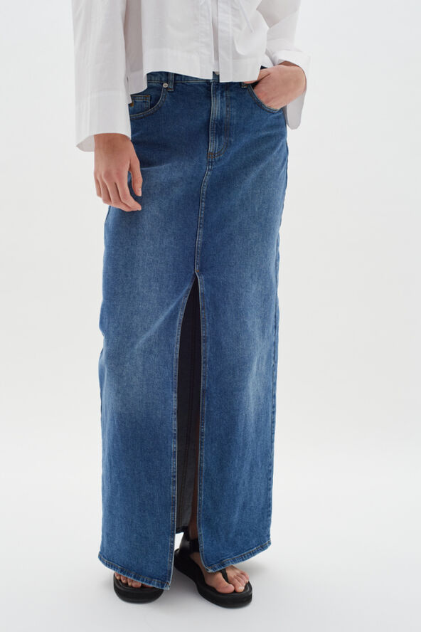 InWear PheifferIW Long Skirt Medium blue