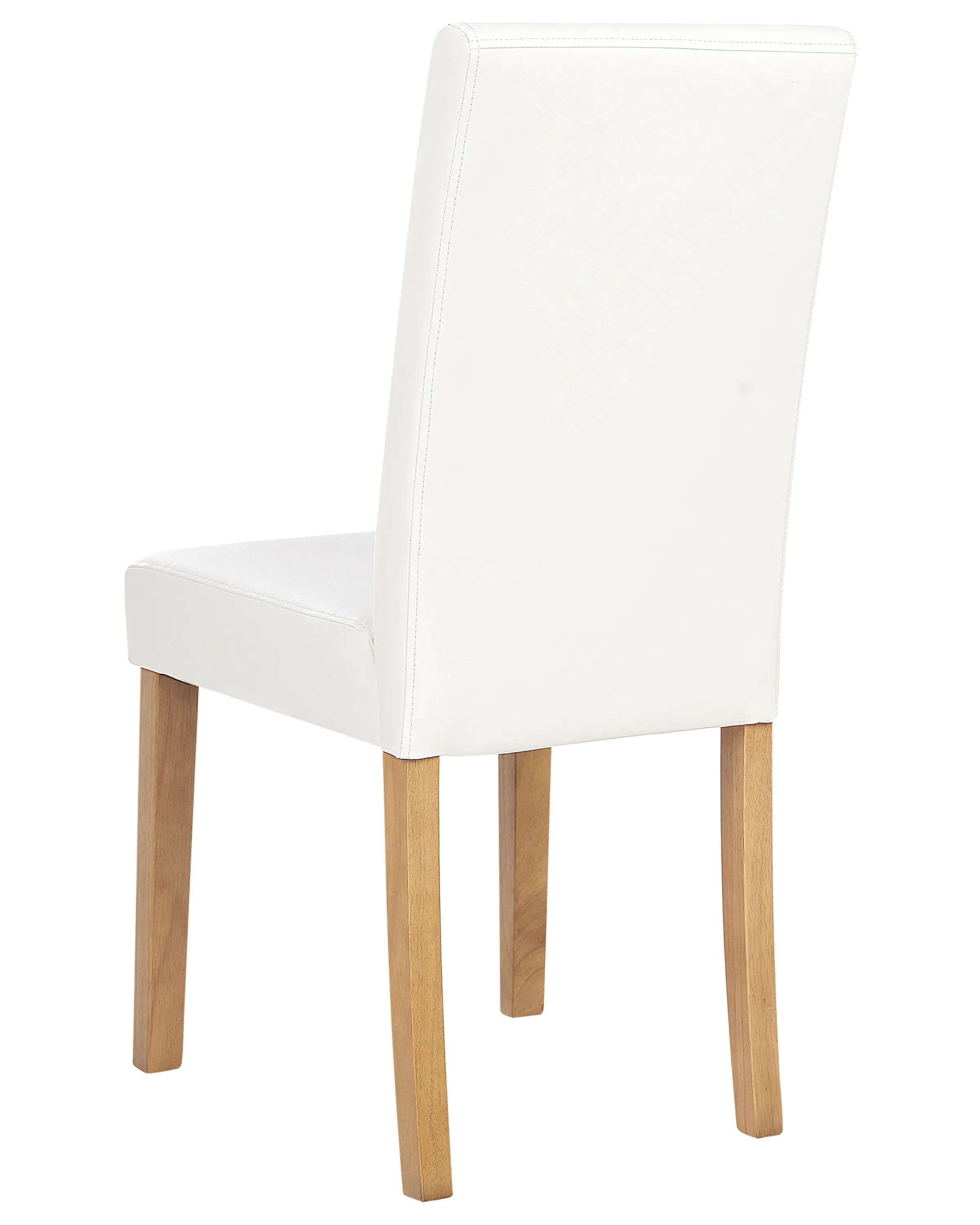 Set van 2 eetkamerstoelen BROADWAY Kunstleer Wit
