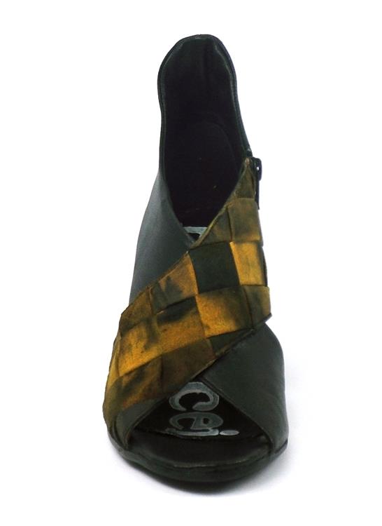 Papucei Nasti Black-yellow