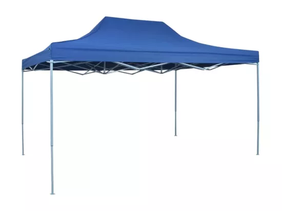 Tente pliable 3 x 4,5 m Bleu