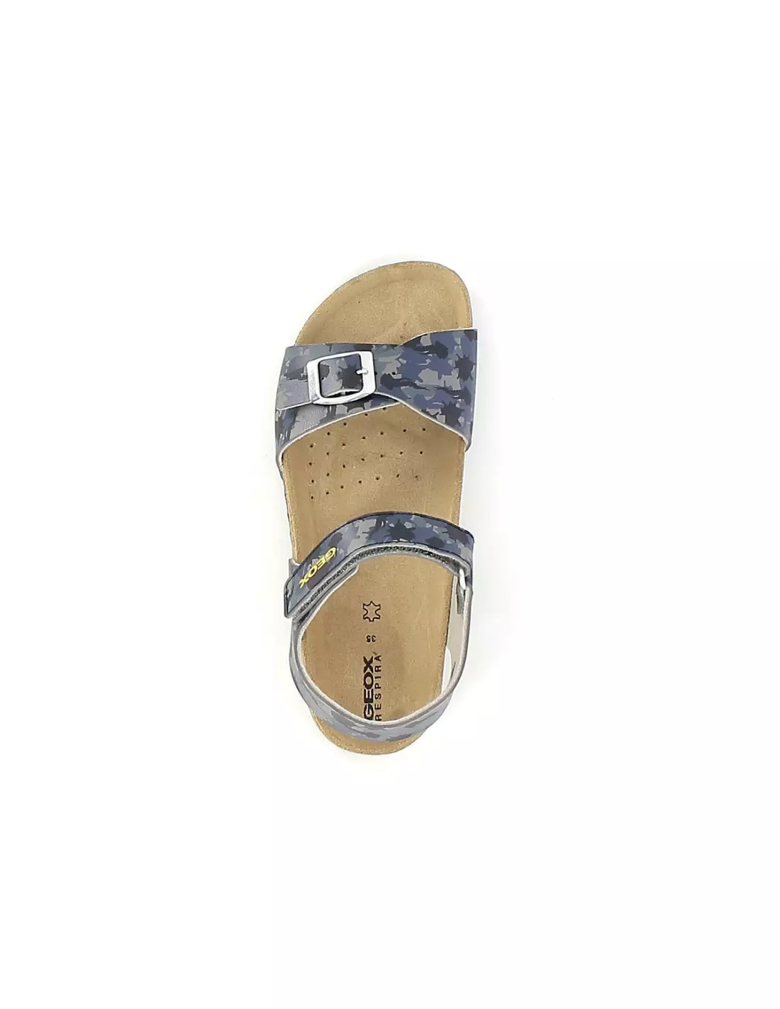 GEOX GHITA - Sandales & nu-pieds Greynavy