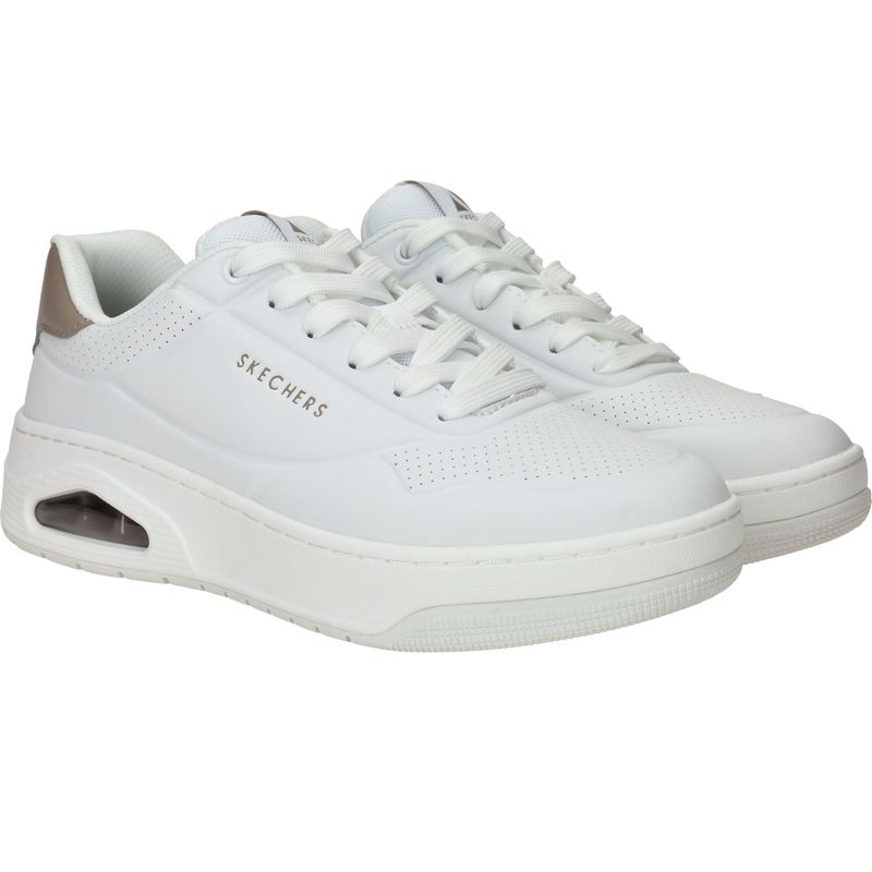 Skechers Uno Court Fast Break Sneakers Wit Dames