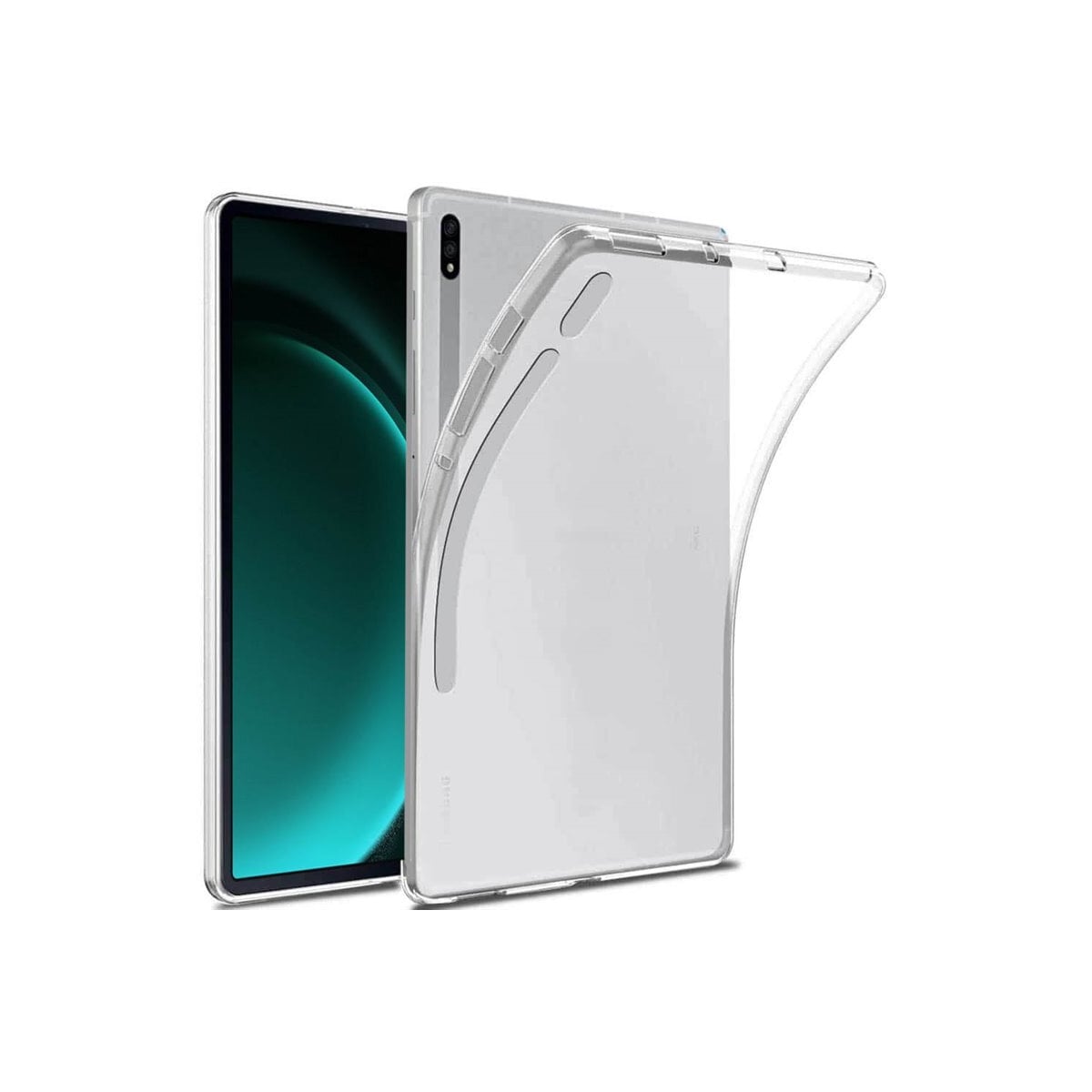 Silikondeksel gjenomsiktig Samsung Galaxy Tab S9 FE Plus
