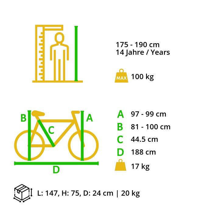 BikeStar Fully Alu MTB 29 Inch 21 Speed