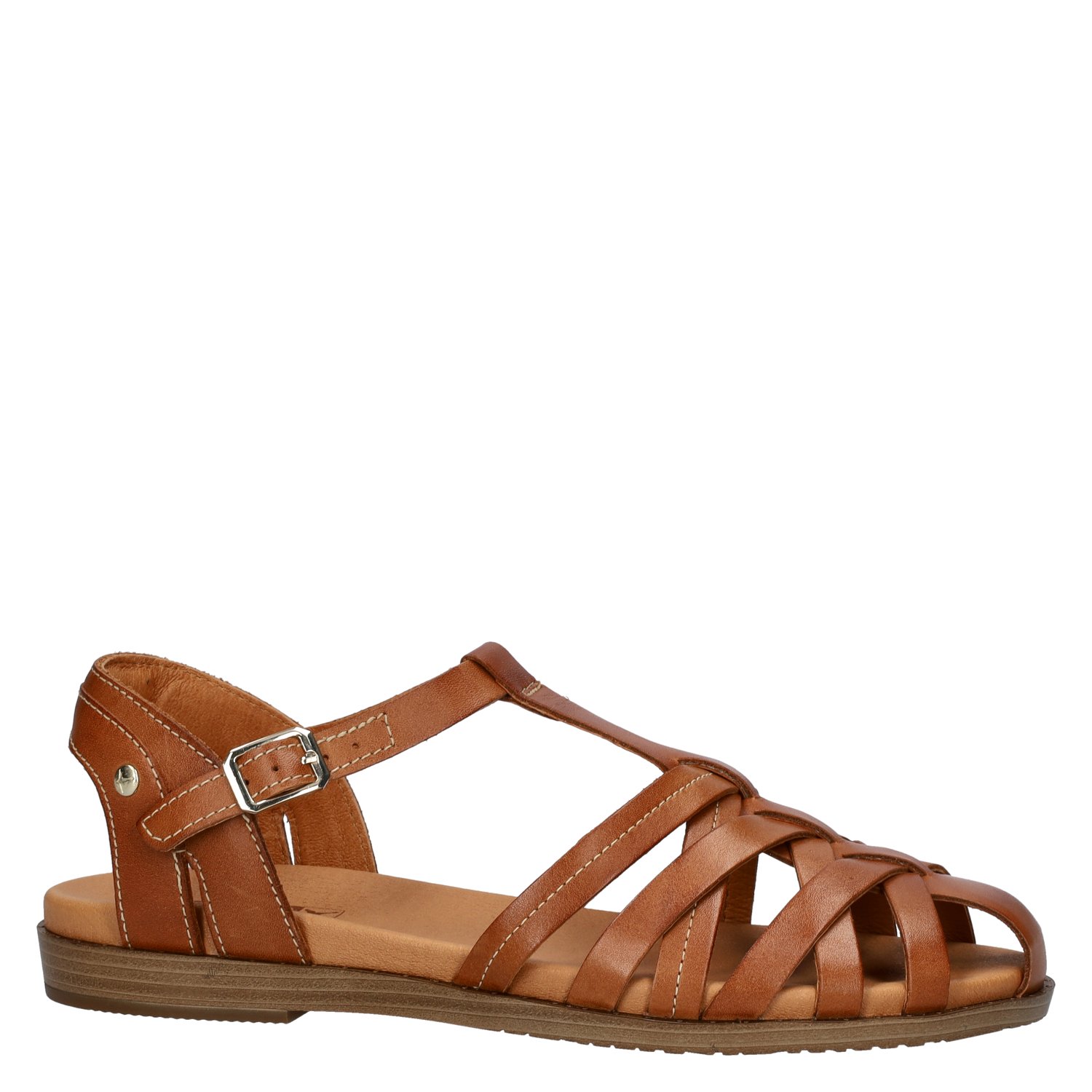 Formentera dames sandaal Pikolinos Cognac