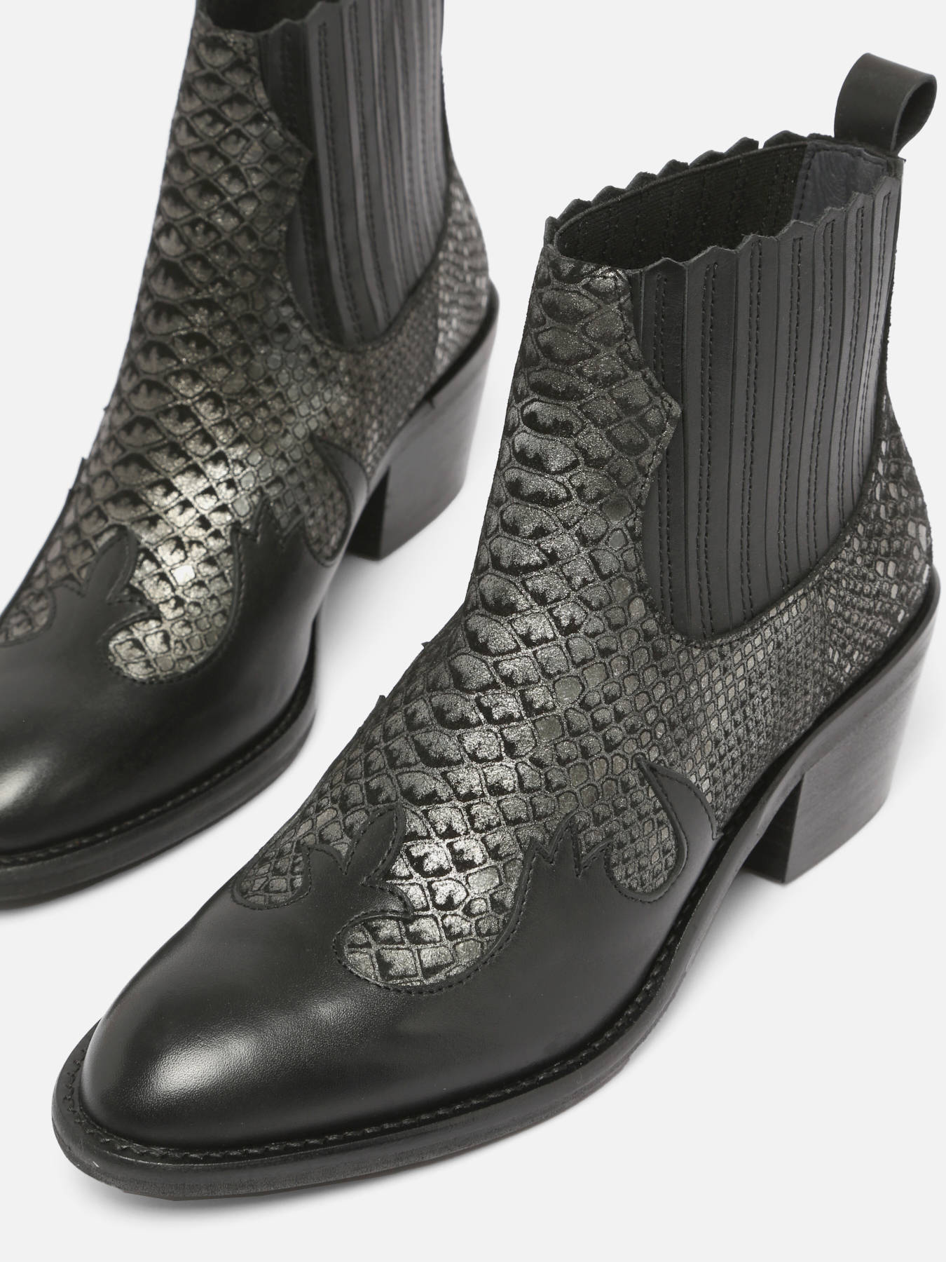 Santiags  talon en cuir MYMA