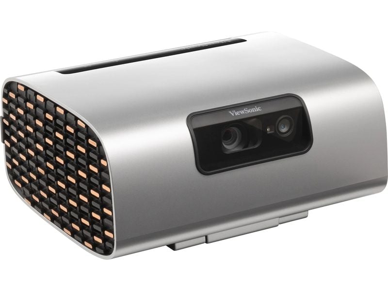 ViewSonic Projektor M10E Tragbarer RGB-Laser-Smart-Projektor mit Harman Kardon-Lautsprecher