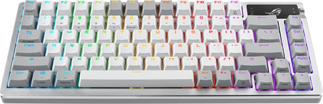 Asus ROG Azoth trådløst tastatur (Moonlight White)