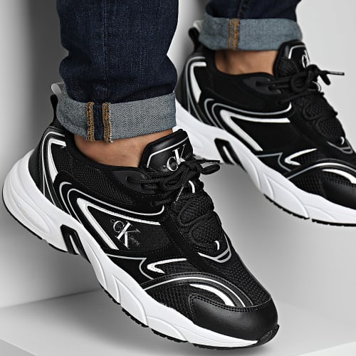 Baskets Retro Tennis 0589 Black Bright White