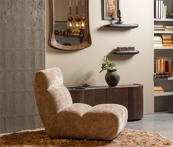 BePureHome Sessel »Observe«, clay
