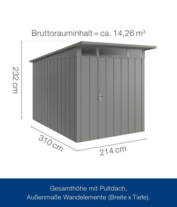 Hörmann Metallgerätehaus Juno JPD7 M-Sk