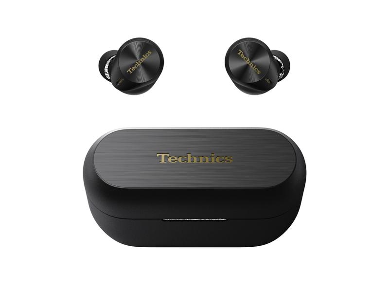 Technics True Wireless In-Ear-Kopfhörer EAH-AZ80 Schwarz Kristallklarer Sound von morgens bis abends
