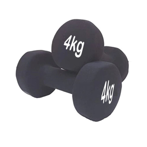 Conjunto de pesos de neoprene de 4 kg