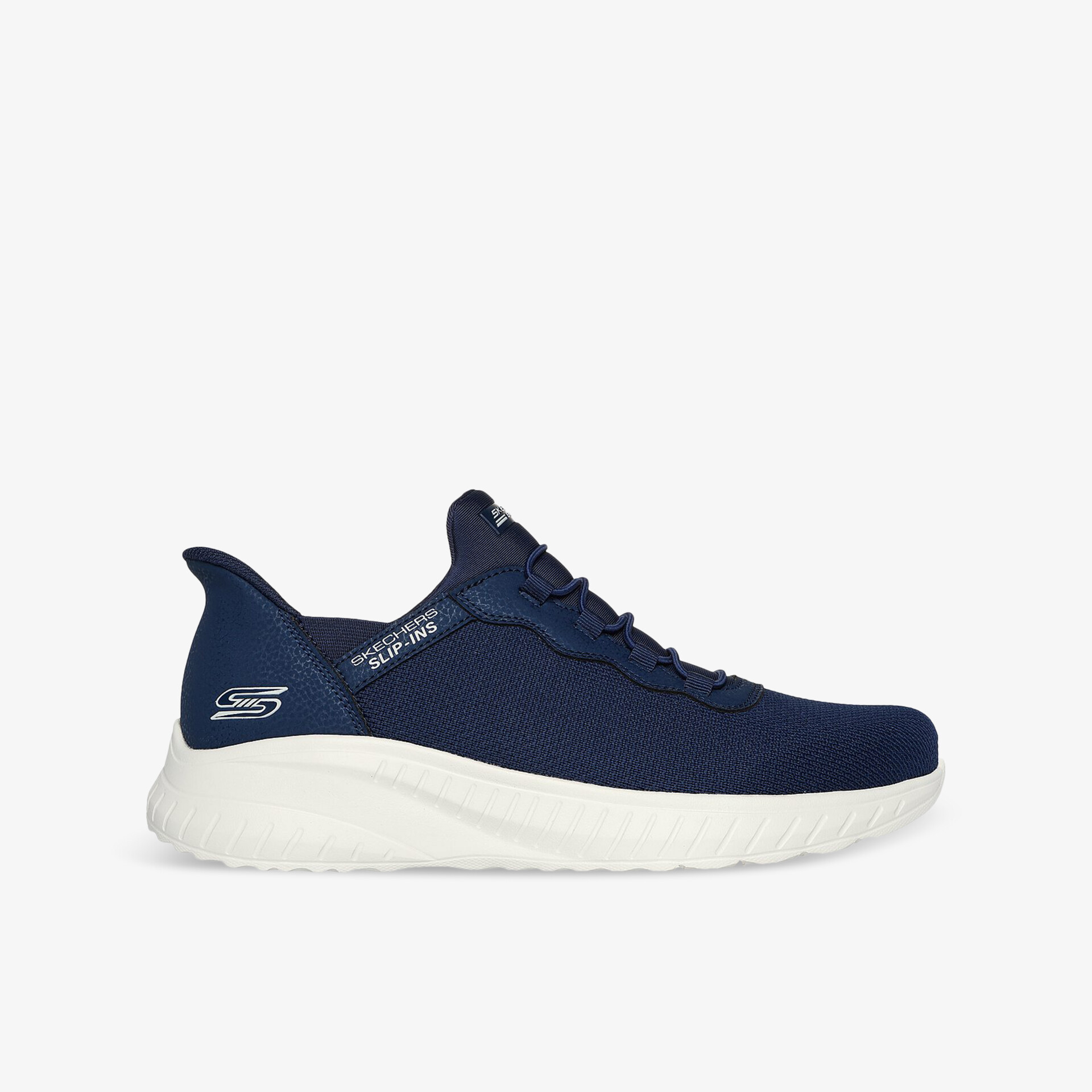 SKECHERS Bobs Sport Squad Slip Ins Herren Sneaker Low blau