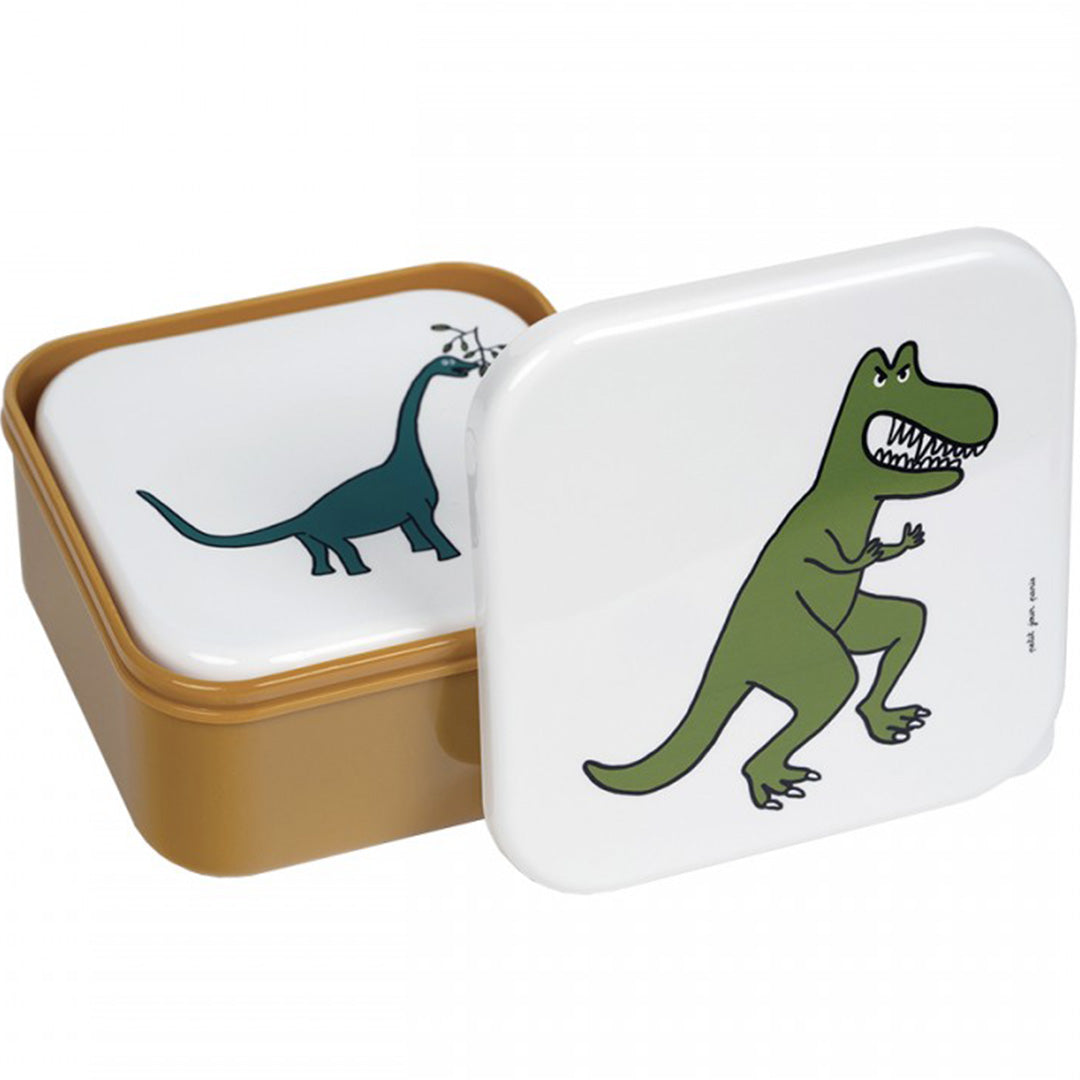 petit jour snackdoosjes dinosaurus - 3st