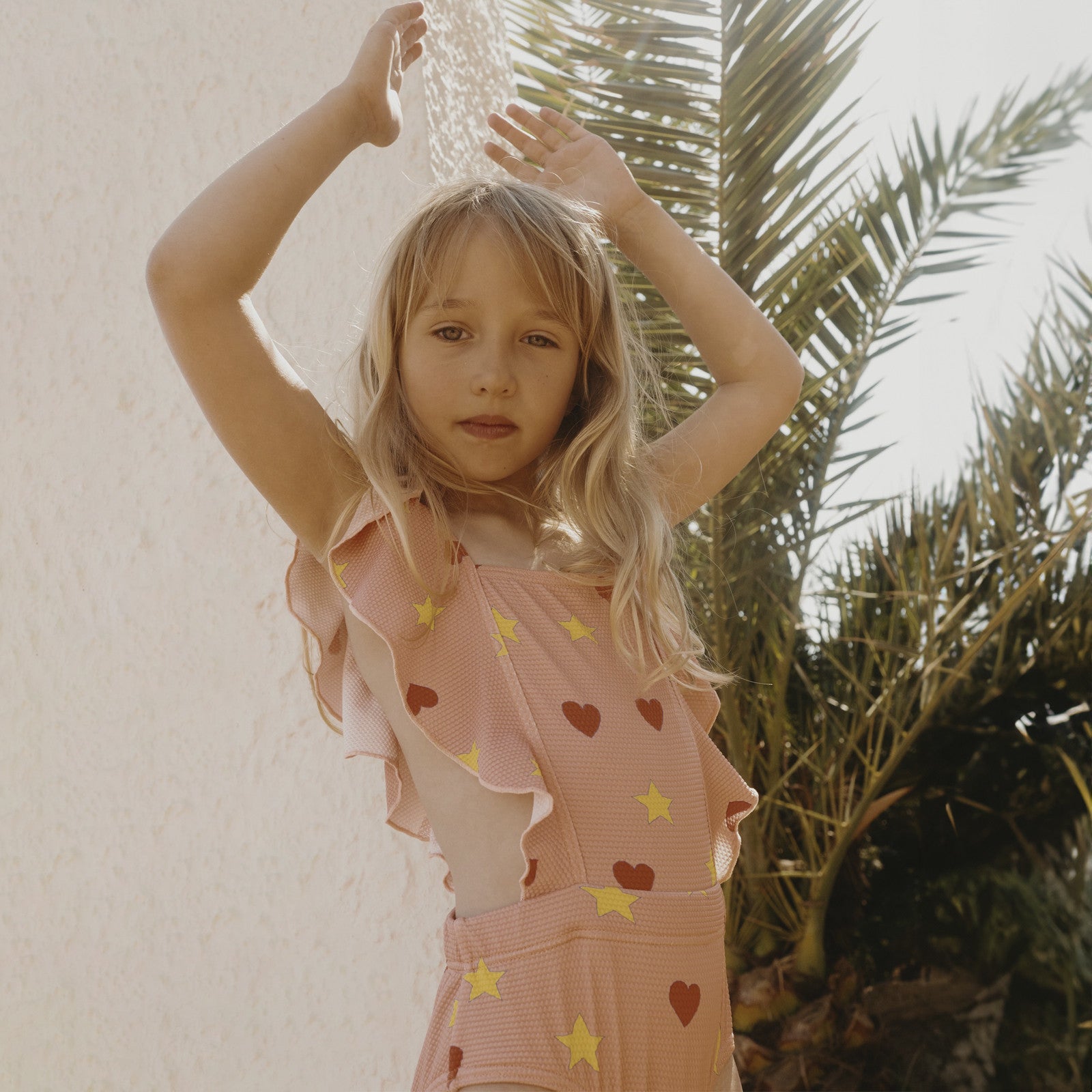 Badeanzug Hearts Stars Papaya
