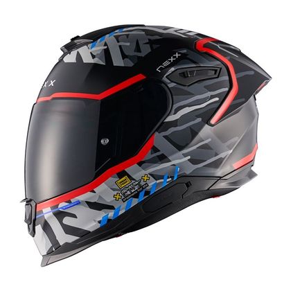 Casque Nexx Y.100R - URBANGRAM - Noir / Rouge