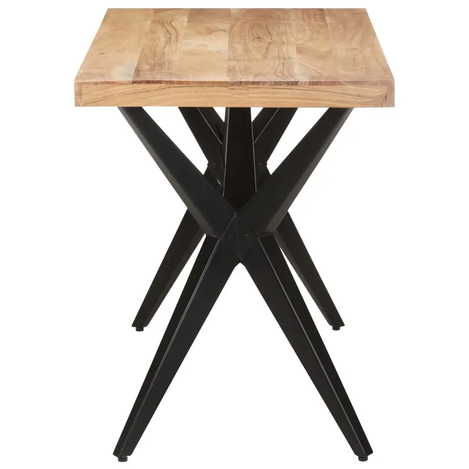 vidaXL - Eettafel - Bruin - Hout - 120 x 60 x 76 cm