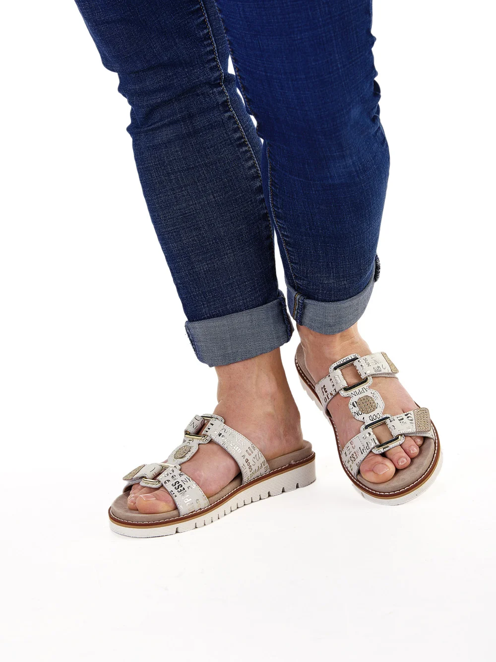 Pantolette Kent-Sport cream shell