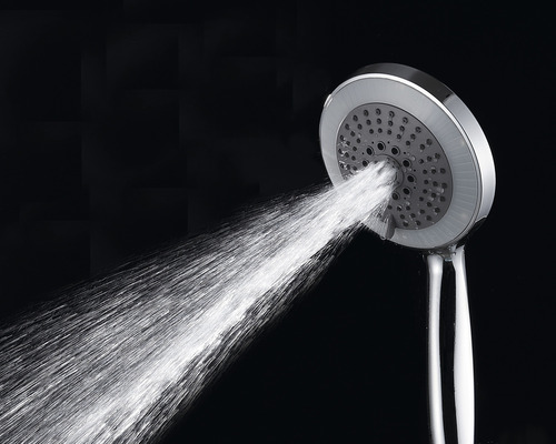 Basano Marsala handdouche Ø 13 cm met LED-verlichting, 3-voudig verstelbaar, chroom