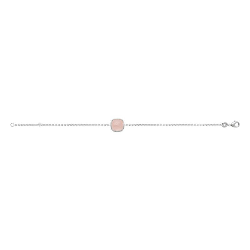 Bracelet Femme - Argent 925 - Quartz - Longueur : 18 cm