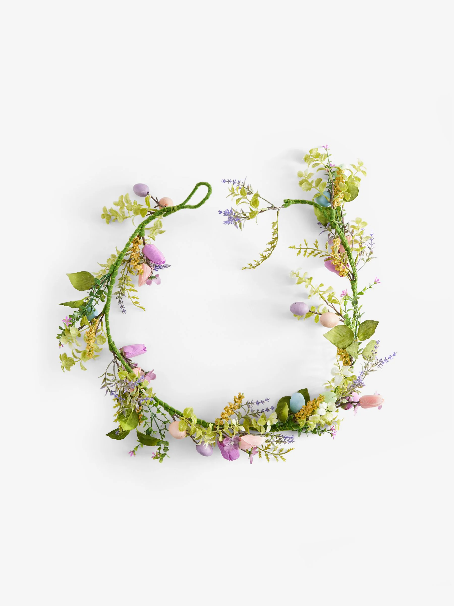 Pastel Easter Egg Spring Floral Garland