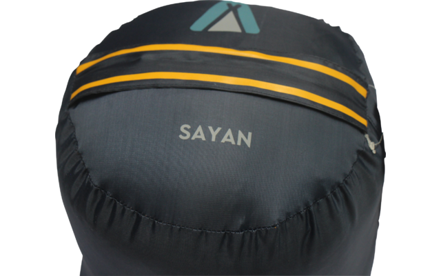 Tambu Sayan Deckenschlafsack Recyceltes Polyester mit Kapuze 3-Jahreszeiten 230 cm